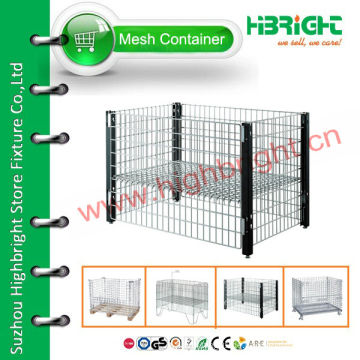 Stapelbares Aufbewahrungsdraht-Mesh-Display